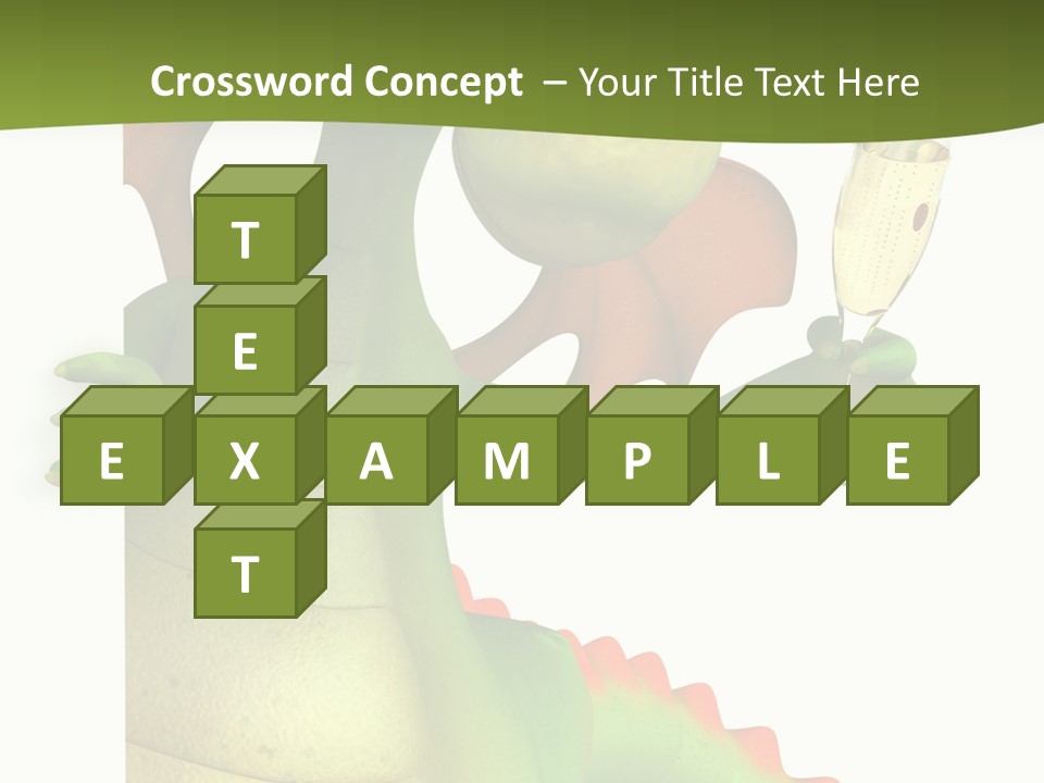 Animal Party Green PowerPoint Template