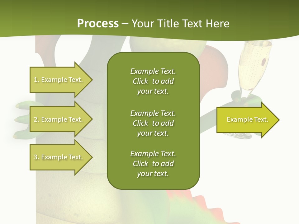 Animal Party Green PowerPoint Template