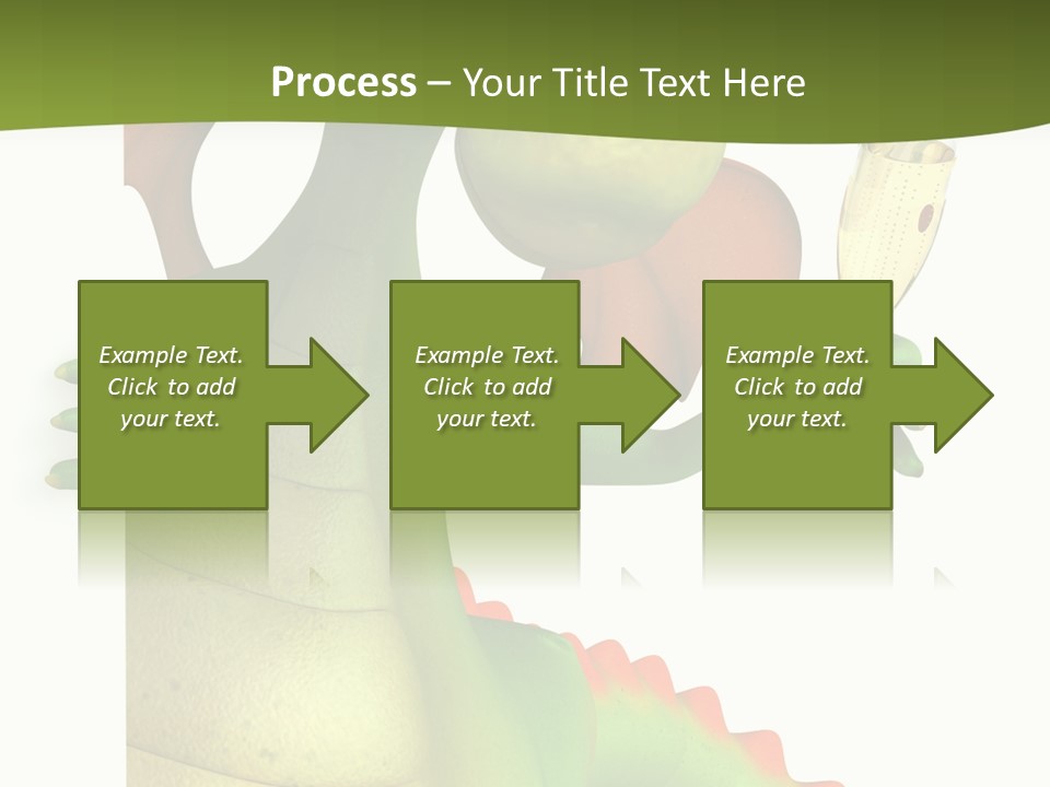 Animal Party Green PowerPoint Template