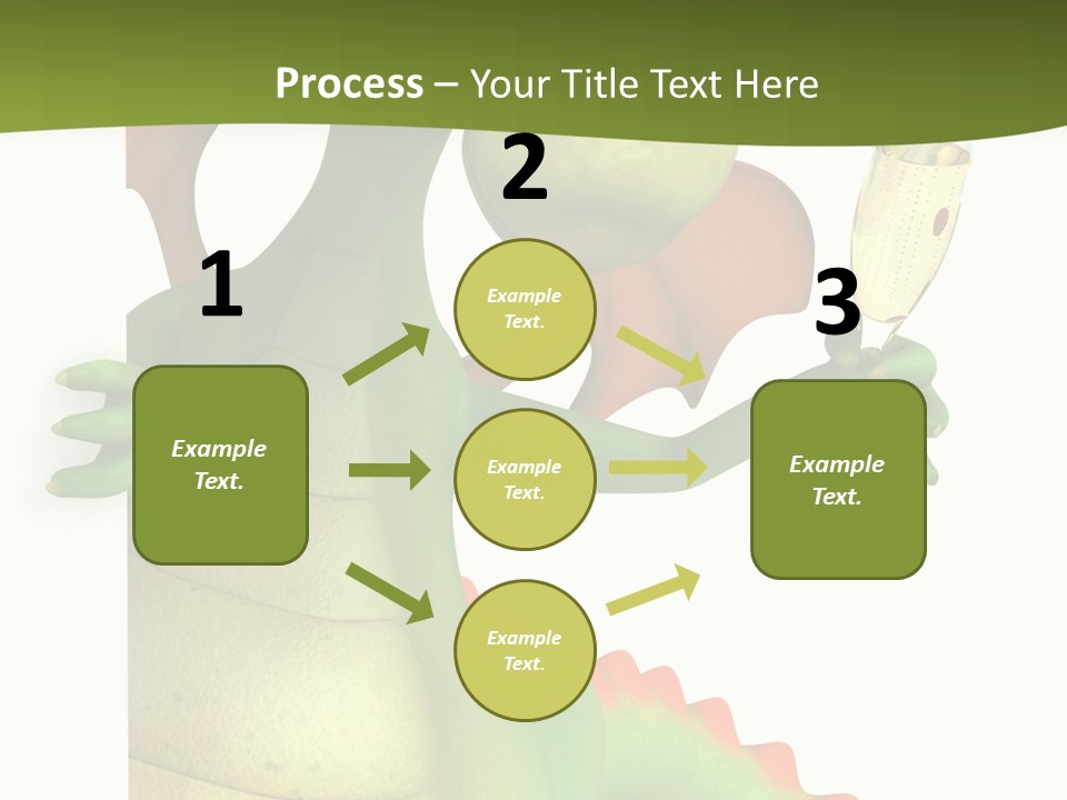 Animal Party Green PowerPoint Template