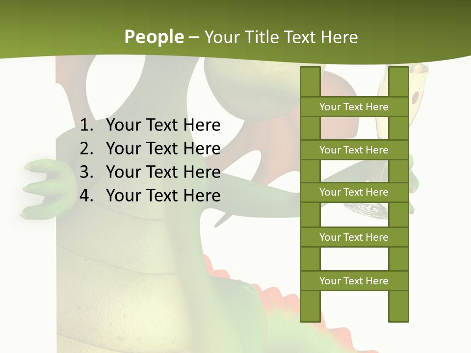 Animal Party Green PowerPoint Template