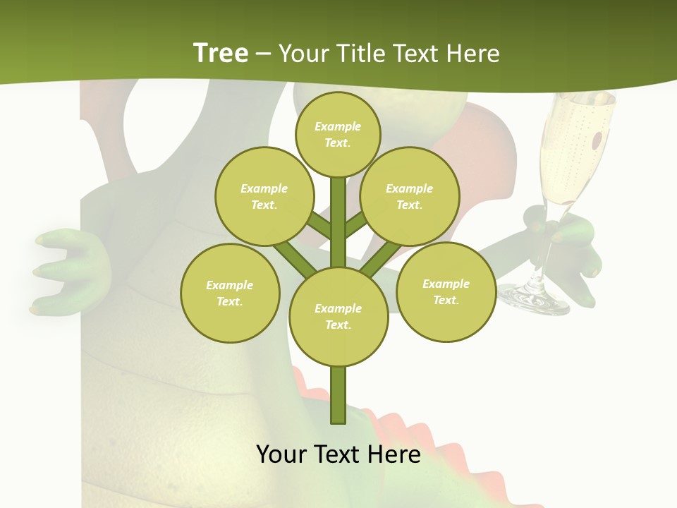 Animal Party Green PowerPoint Template