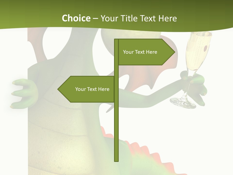 Animal Party Green PowerPoint Template