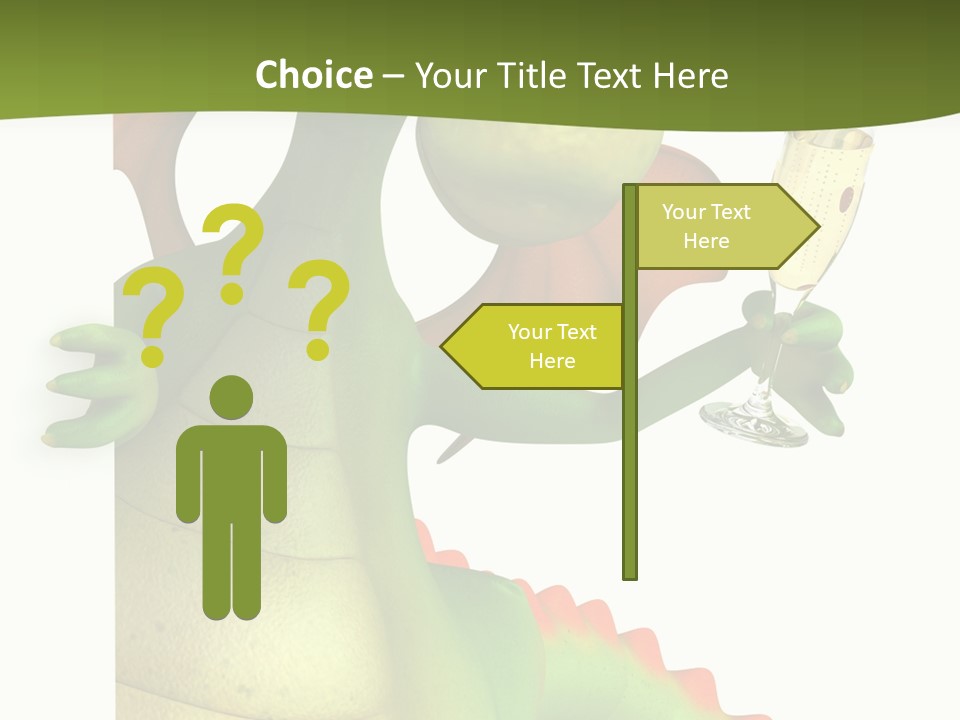 Animal Party Green PowerPoint Template