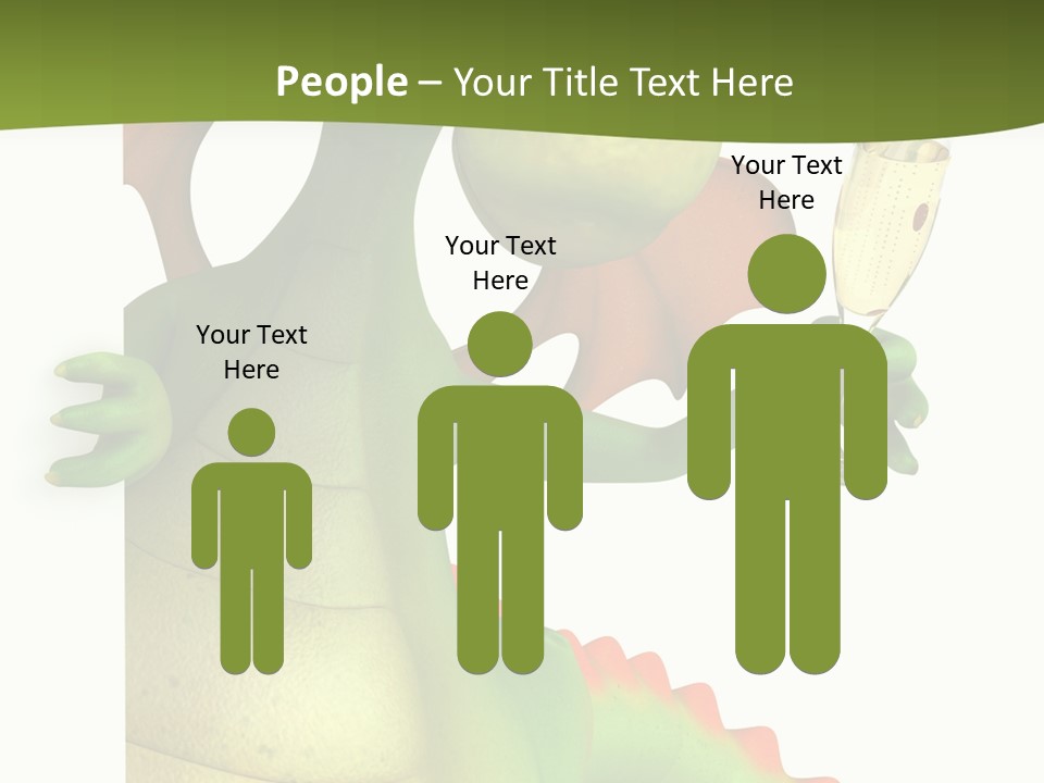 Animal Party Green PowerPoint Template