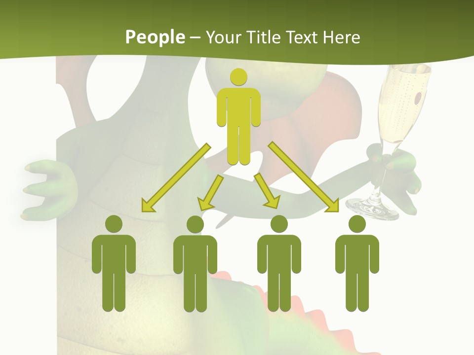 Animal Party Green PowerPoint Template