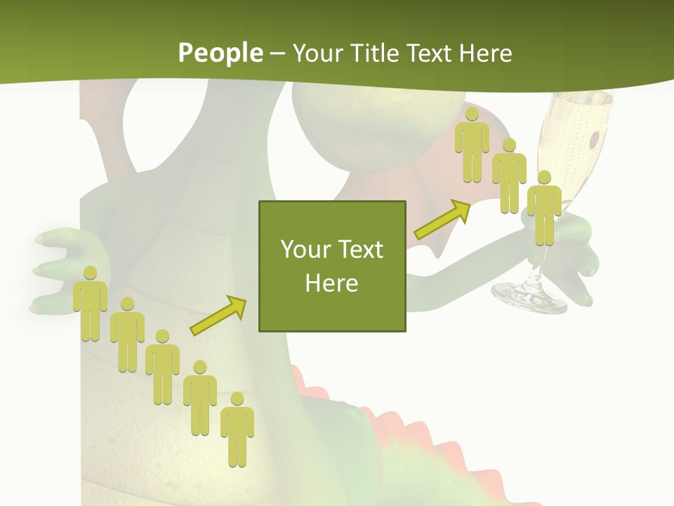 Animal Party Green PowerPoint Template