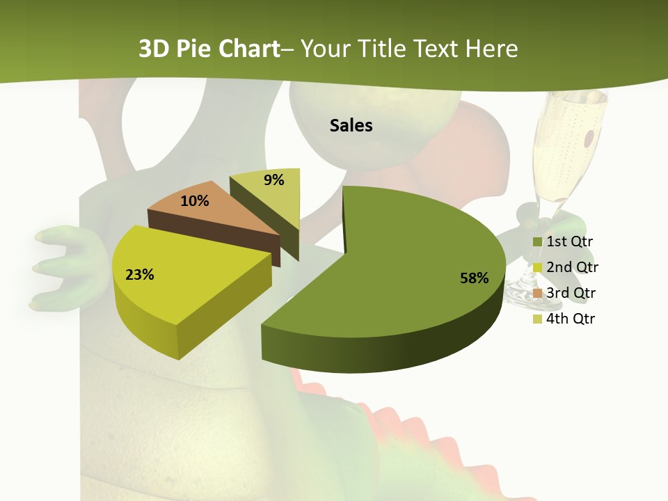 Animal Party Green PowerPoint Template