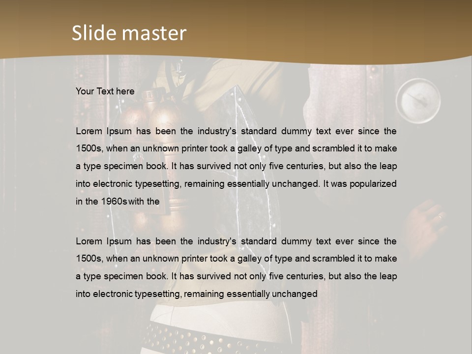 Coffre Victorien Super PowerPoint Template