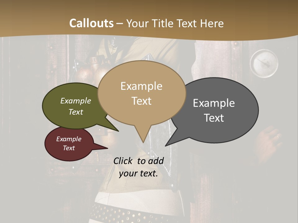 Coffre Victorien Super PowerPoint Template