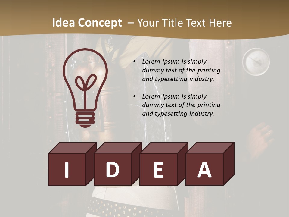 Coffre Victorien Super PowerPoint Template