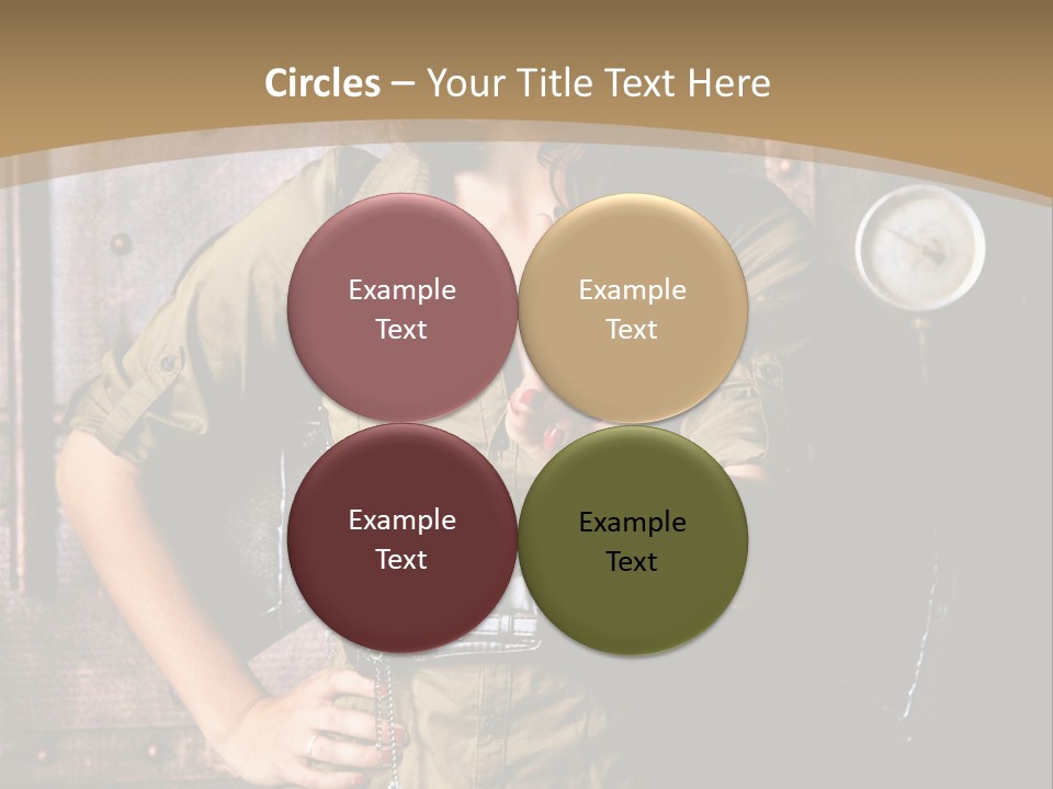 Futur Lunette Steampunk PowerPoint Template