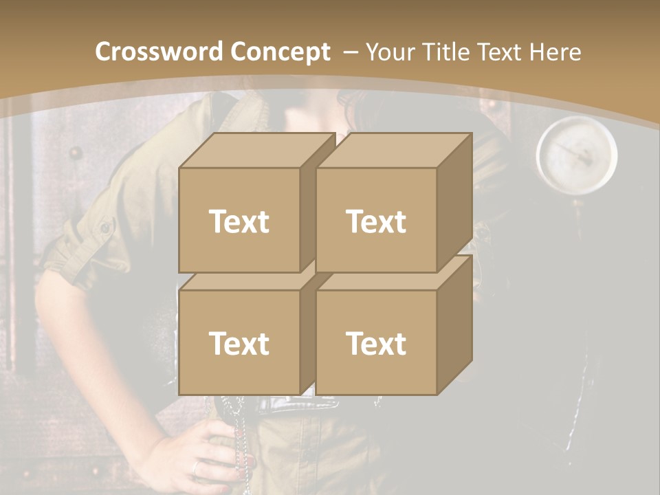 Futur Lunette Steampunk PowerPoint Template