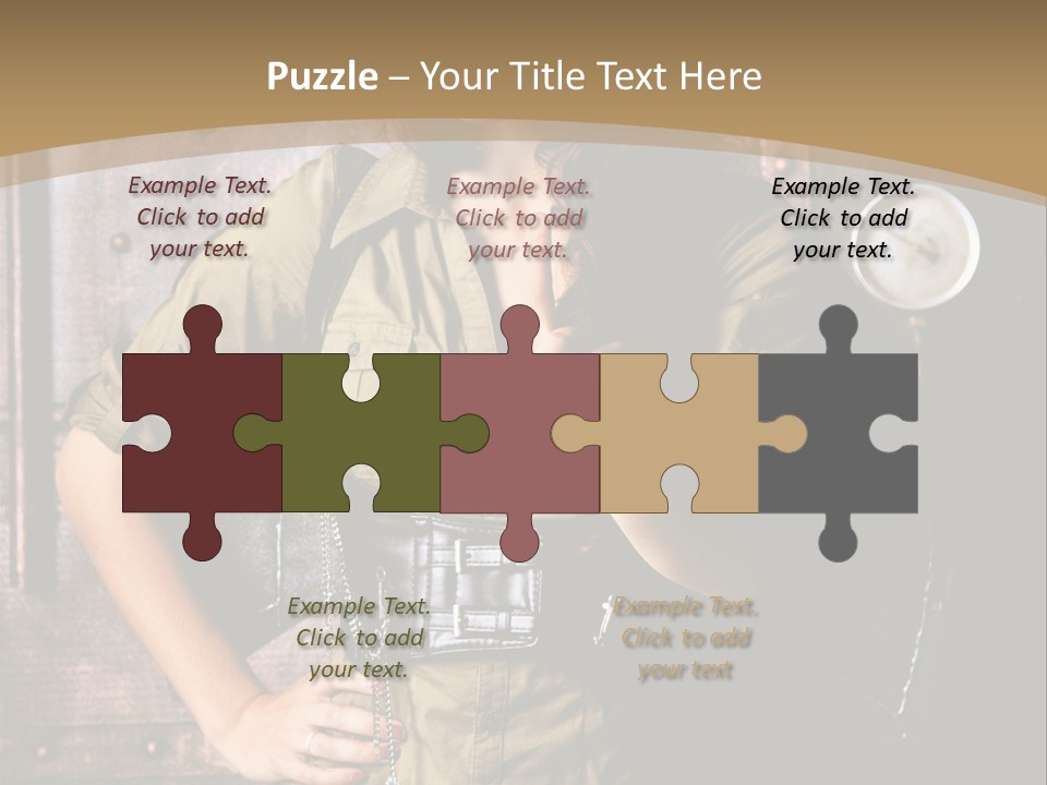 Futur Lunette Steampunk PowerPoint Template