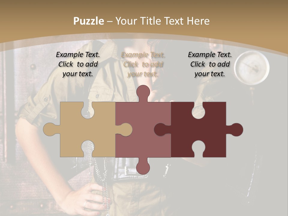 Futur Lunette Steampunk PowerPoint Template