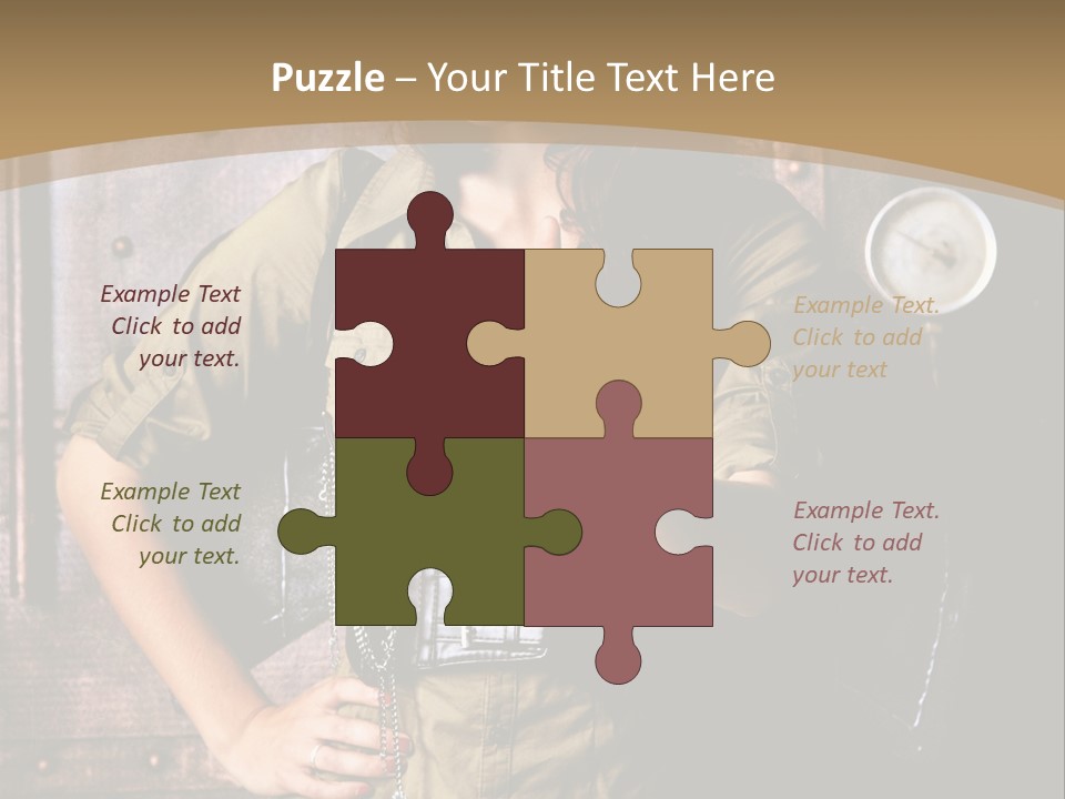 Futur Lunette Steampunk PowerPoint Template