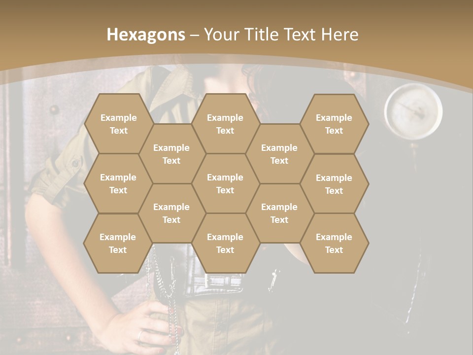 Futur Lunette Steampunk PowerPoint Template