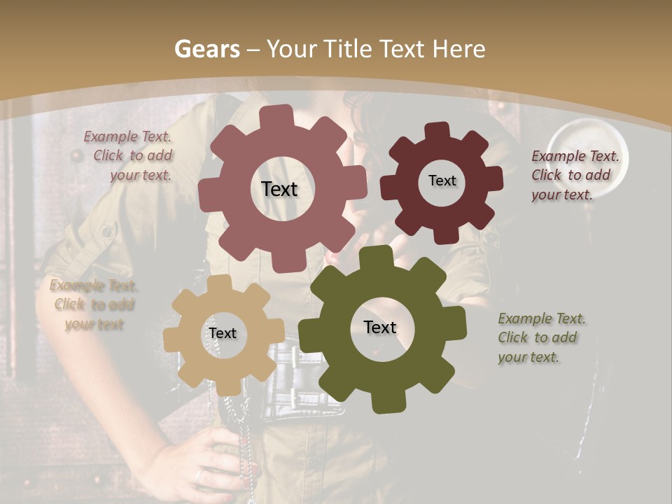 Futur Lunette Steampunk PowerPoint Template