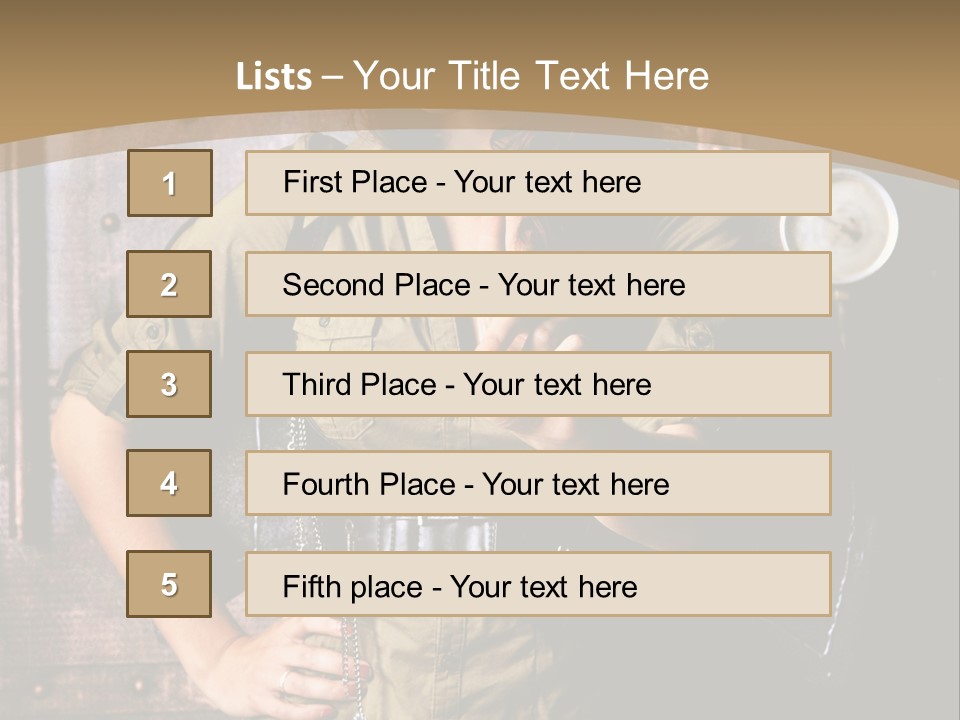 Futur Lunette Steampunk PowerPoint Template