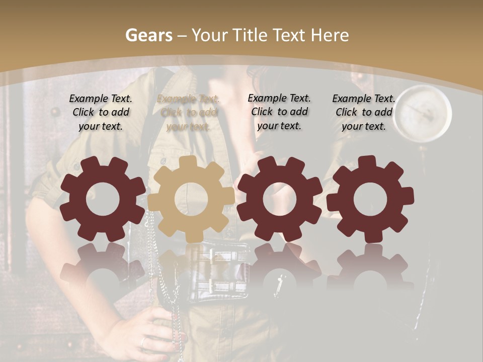 Futur Lunette Steampunk PowerPoint Template