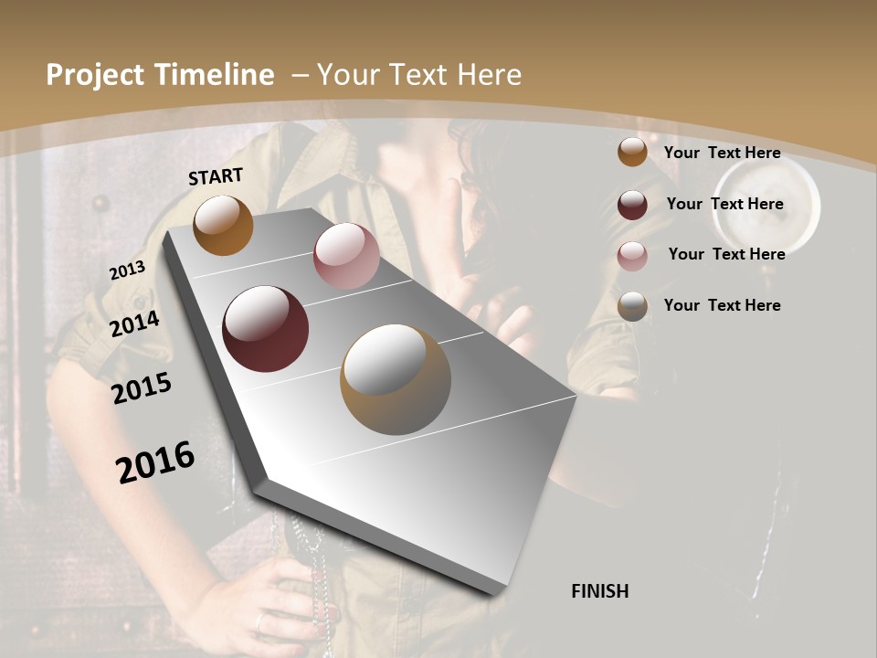 Futur Lunette Steampunk PowerPoint Template