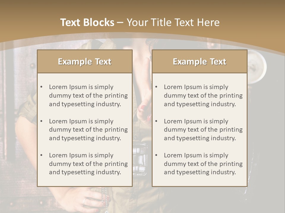 Futur Lunette Steampunk PowerPoint Template