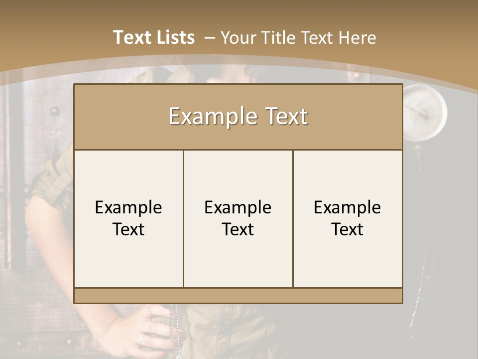Futur Lunette Steampunk PowerPoint Template