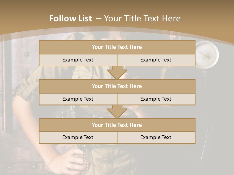 Futur Lunette Steampunk PowerPoint Template