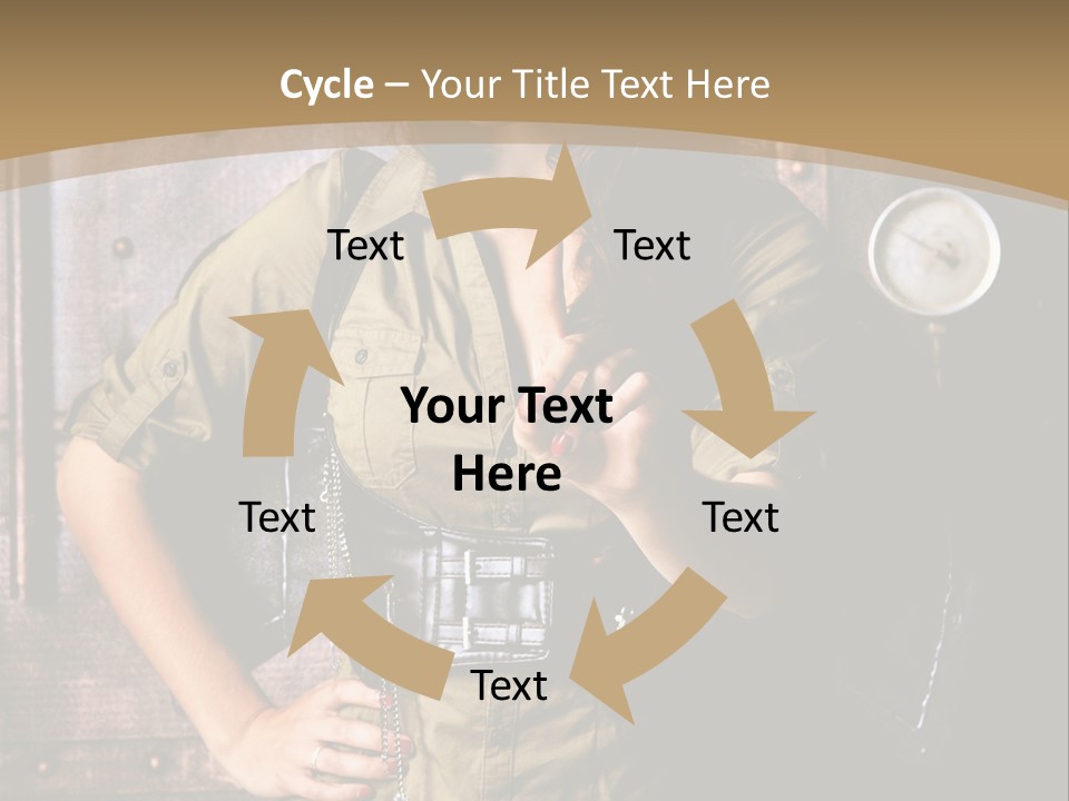 Futur Lunette Steampunk PowerPoint Template