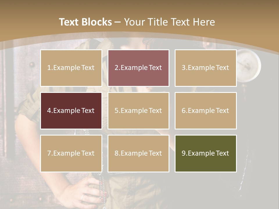 Futur Lunette Steampunk PowerPoint Template