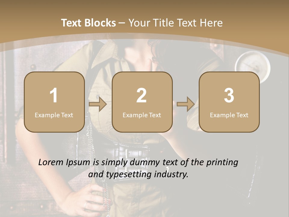 Futur Lunette Steampunk PowerPoint Template