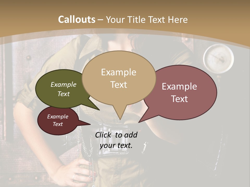 Futur Lunette Steampunk PowerPoint Template