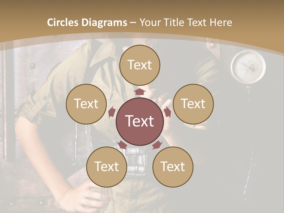 Futur Lunette Steampunk PowerPoint Template