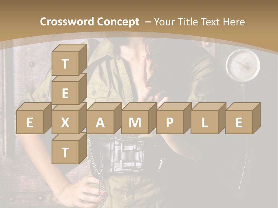 Futur Lunette Steampunk PowerPoint Template