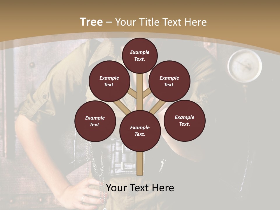 Futur Lunette Steampunk PowerPoint Template