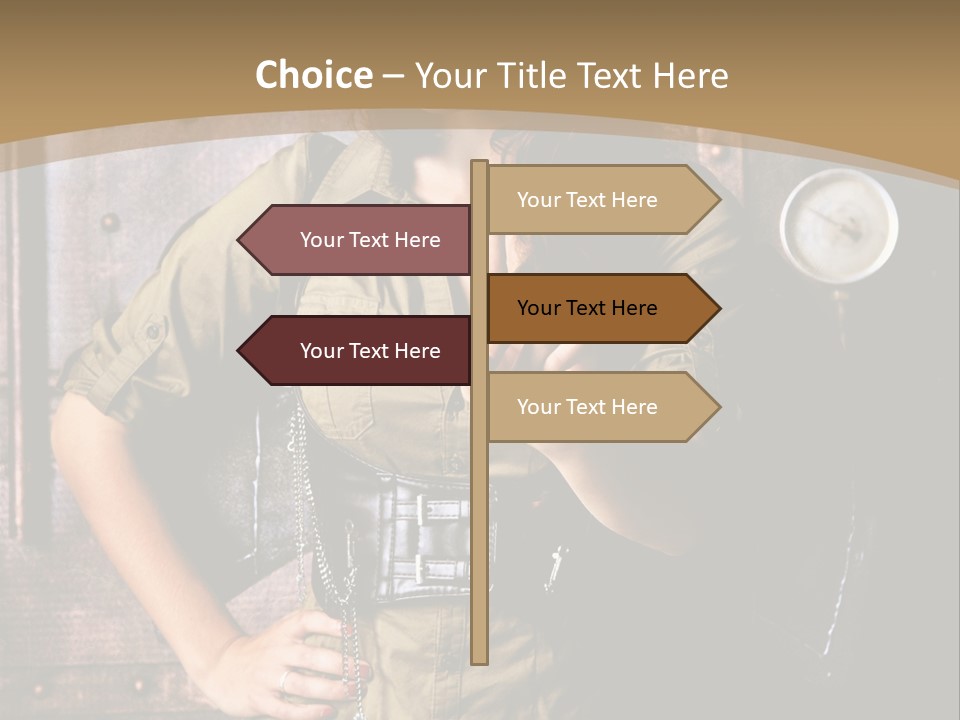 Futur Lunette Steampunk PowerPoint Template