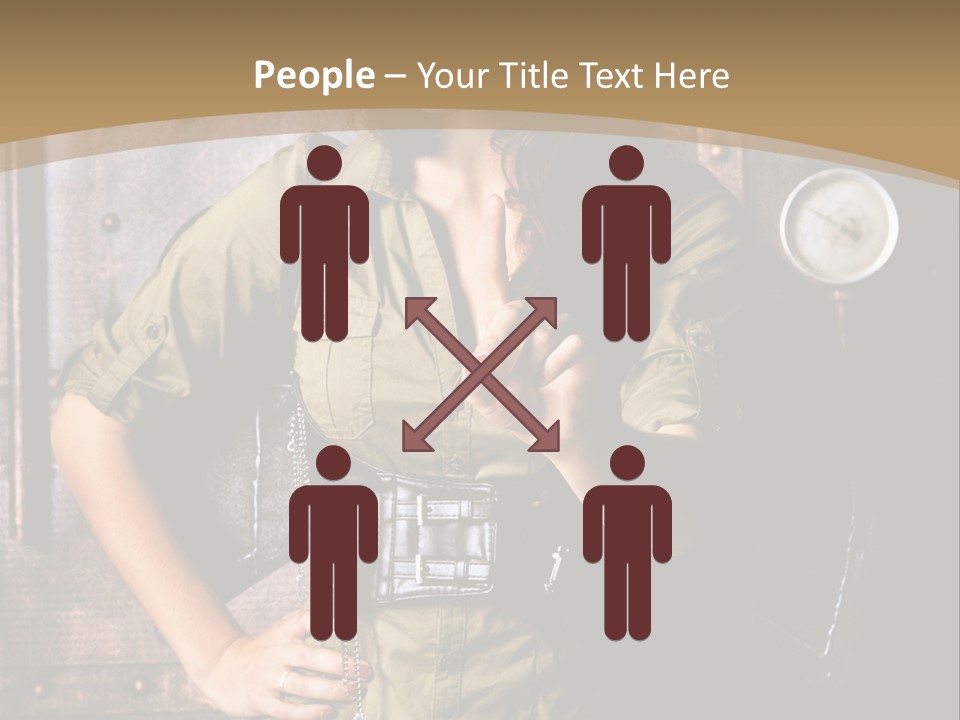 Futur Lunette Steampunk PowerPoint Template