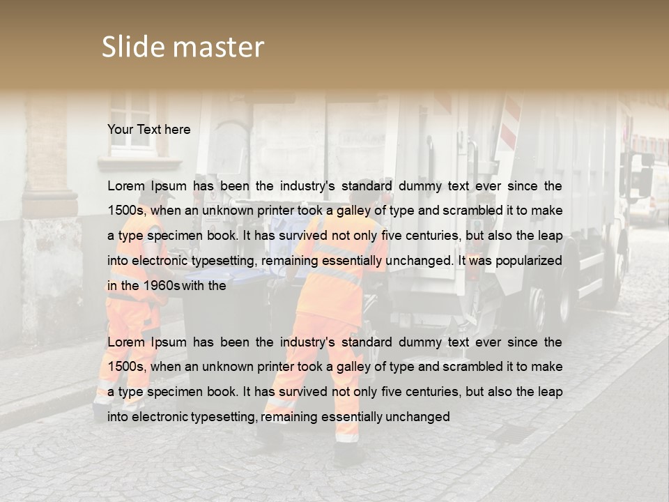 Environment Conservation City PowerPoint Template