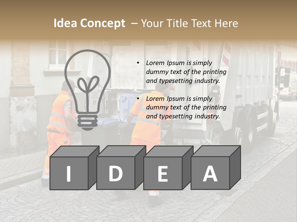 Environment Conservation City PowerPoint Template