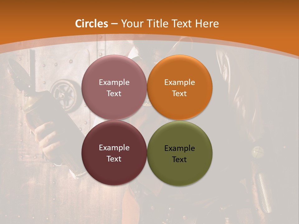 Cyborg Gravure Ornement PowerPoint Template