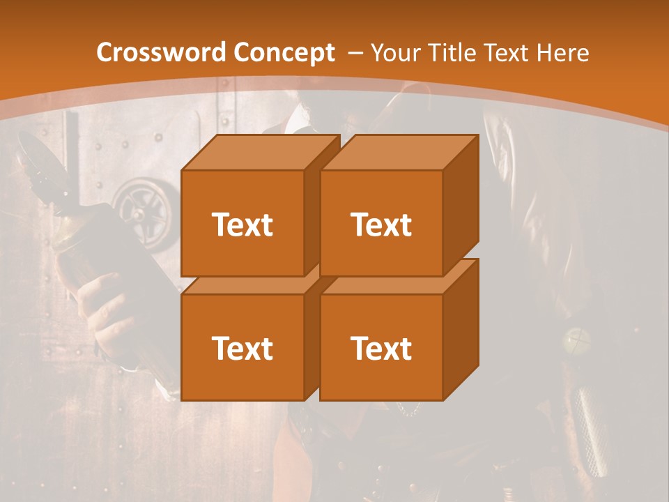 Cyborg Gravure Ornement PowerPoint Template