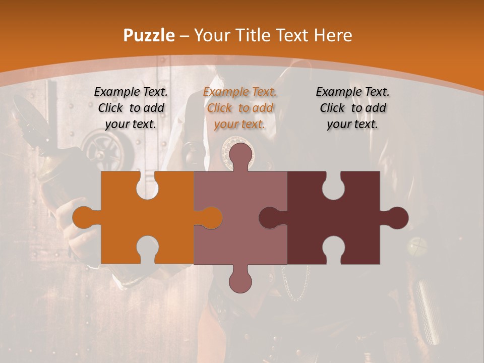 Cyborg Gravure Ornement PowerPoint Template