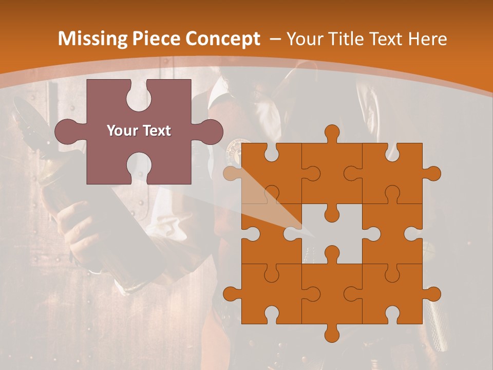 Cyborg Gravure Ornement PowerPoint Template