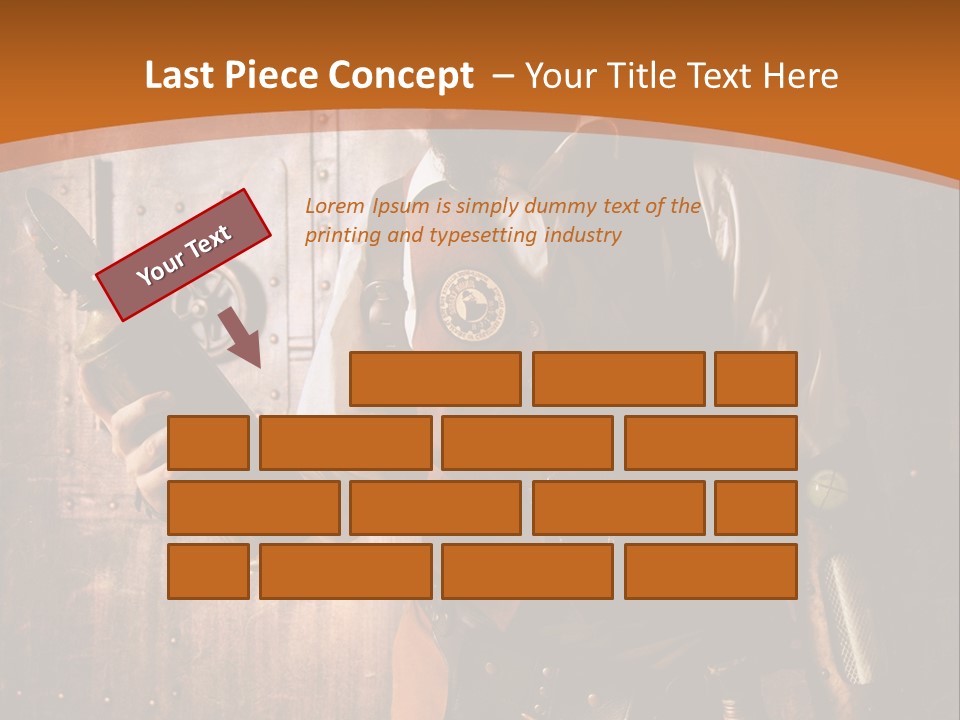 Cyborg Gravure Ornement PowerPoint Template