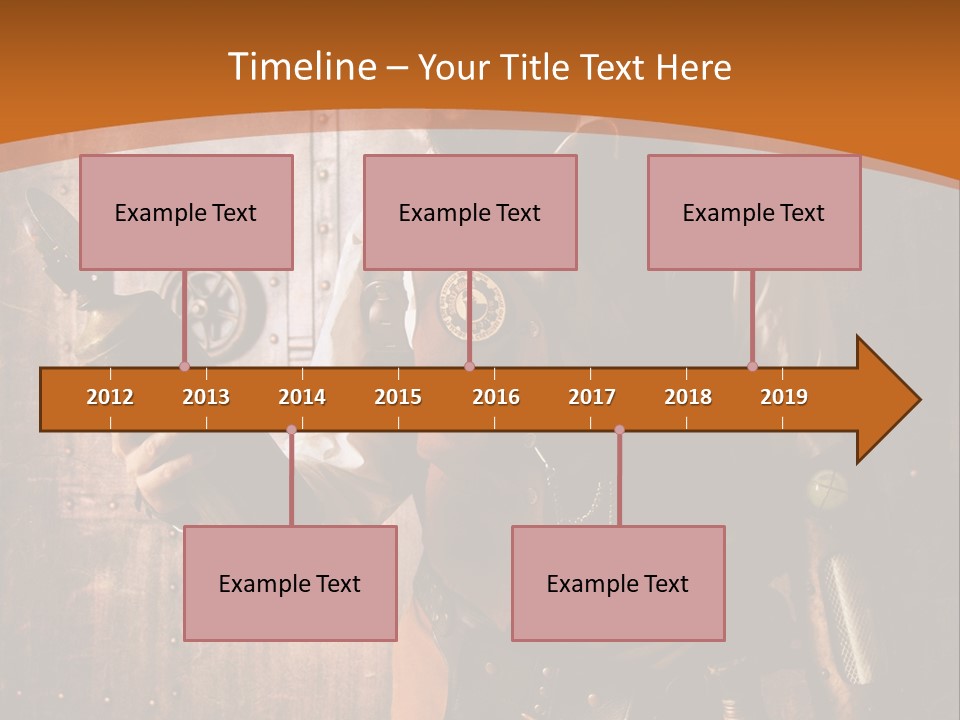 Cyborg Gravure Ornement PowerPoint Template
