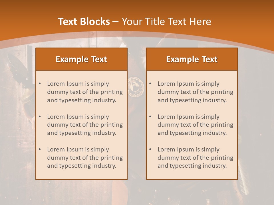 Cyborg Gravure Ornement PowerPoint Template