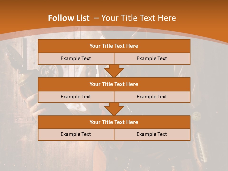 Cyborg Gravure Ornement PowerPoint Template