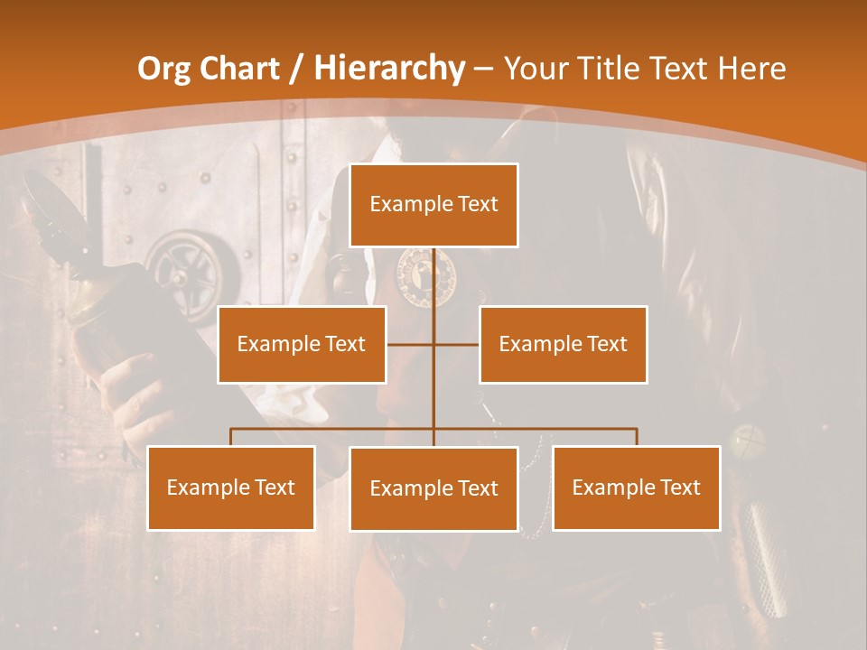 Cyborg Gravure Ornement PowerPoint Template