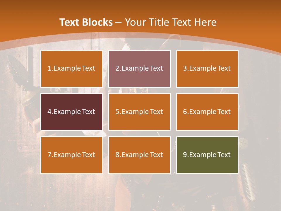 Cyborg Gravure Ornement PowerPoint Template