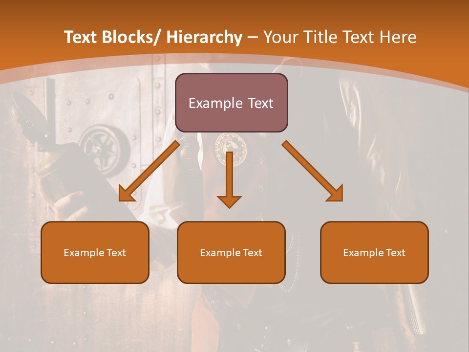 Cyborg Gravure Ornement PowerPoint Template